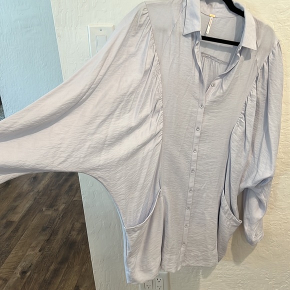 Free People dress, light lavender color size small, fits like medium - Picture 3 of 5